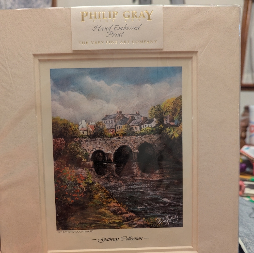 Philip Gray Hand embossed print